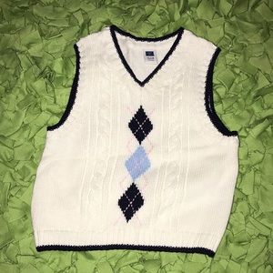 Janie and Jack sweater vest boy 12-18months